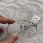 Antique Pince Nez  Eyeglasses  no Lens    Rare Black Enameled Cord  