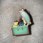 Vintage Enesco Treasury Christmas Ornament Toys To Treasure  Chest 1994