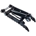 L-shaped 3-holes Bracket Hydraulic Thumb Clip Fits Mini Excavators Attachments