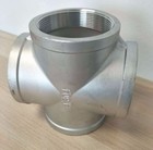 Stainless Steel 304 Pipe Fitting 1 8  Inch 4 Way Cross Female Npt Class 150