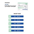 Mckesson Unisex Adult s Disposable Underwear  Size Xl - White - 14 Count