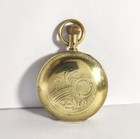 55 Mm Gold Plated 16s The Empire 1916 Half Hunter Pocket Watch Case