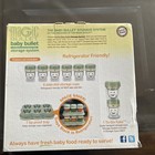Magic Bullet Baby Bullet Storage System 8pc Set Green Clear Date-dial Cups Tray