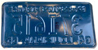 Vintage 1964 1965 Louisiana Auto License Plate 37i615 Man Cave Pub Wall Decor