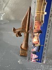 Vintage Cast Iron Fleur De Lis Finial Fence Gate Post Topper Decoration Rusty
