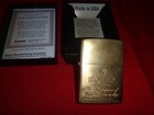 Year 2024 Brass Chrome Zippo Windproof Lighter Rolex Watch Logo   Box   Paper