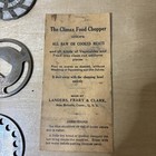 Vintage Climax Meat Grinder   Food Chopper No  5 Lf c New Britain Conn Usa