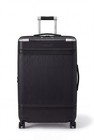 Paravel Aviator Trunk Checked Spinner Suitcase Travel Luggage Derby Black