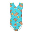  Leopard Leotard Girl Gymnastics Toddler Tank Biketards One 7-8 Years Capybara