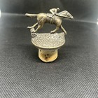 Blantons Bourbon Whiskey Cork Bottle Stopper Letter  a  Horse Jockey