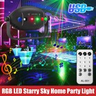 Mini Laser Projector Stage Lights Led Rgb Disco Lighting Xmas Party Ktv Dj Light