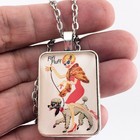 Vintage Fifi Fluff Old Maid Whitman Card Game 1  X 1 2  Necklace Or Keychain