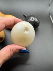 Vintage Wooden Darning Eggs Sewing Tool Lot Primitive Sewing Notions 4pc