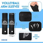 8 Pcs Volleyball Accessories Set Knee Pads Arm Sleeves Bag Headband