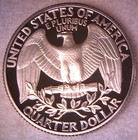 1989 S Proof  Washington Quarter 25c    free Shipping  