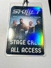 Skillet Stage Crew All Access Holographic Reprint Laminate Pass