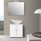 Pedestal Under Sink Storage Bathroom Vanity With 2 Doors Bathroom Cabinet Space