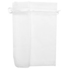 White Drawstring Organza Gift Bags Wedding Party Favor Jewelry Pouches 20 50 100