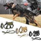 Dog Vest Tactical  Working Dog Military Harness With Handle No-pull Large