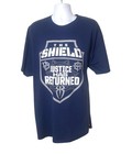 Wwe The Shield  justice Has Returned  Tee 3x Blue Graphic Authentic Cotton