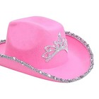 Western Cowboy Cowgirl Hat Sequin Props Party Favors Holiday Fancy Dress Neat