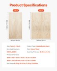Full Size Bunkie Board 0 4  Foldable Bed Board Slats With Connection 8 Pcs