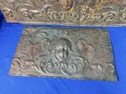 2 C 1895 Tin Ceiling Panels W  Maiden Face  Goddess  Art Nouveau Architectural