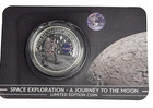 2025 Solomon Islands Nasa Space Exploration Journey To The Moon Silver Plated