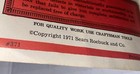Vtg 1971 Sears Craftsman Catalog Booklet Saw Blades Tools Woodwork Roebuck Prop