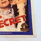 1935 Rendezvous Original 23x31 Belgian Movie Poster Rosalind Russell Spy Film