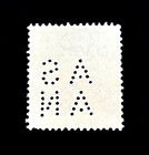 Great Britain Stamp - 1913 King George V 1 Shilling Used Perfin R63