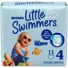 Huggies Little Swimmers Disposable Swim Diapers  Size 4  24   34 Lbs   13 Count    