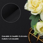 Sancua Round Tablecloth 120 Inch Black  6 Pack 6 Pack 120   round 