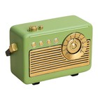 Vintage Radio Shape Coin Bank - Green Money Saving Piggy Bank Home Decor