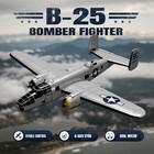 Rc B-25 Mitchell Bomber Airplane 400mm Wingspan 3ch Epp Brushed Power  Rtf