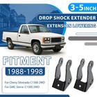 3-5   Rear Shock Extender Extension Lowering Kit For 1988-1998 Gmc Sierra C1500