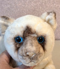 Vintage Russ Berrie Yomiko Classics Siamese Cat Laying Stuffed Animal Plush 16 