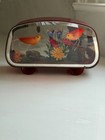 Vintage Rare  1950   s - 1960   s Birds Red Shadow Box Diorama Kitschy Japan