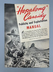 1940s Hopalong Cassidy Publicity Manual Western Movie Vintage Press Book