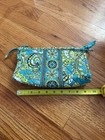 Vera Bradley Retired Rare Makeup Medium Cosmetic Peacock Paisley Case Bag Pouch 
