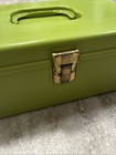 Vintage Wil-hold Wilson Mfg Sewing Box Retro Green Made In Usa