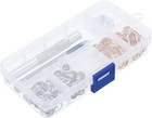 Grommet Kit 100 Sets Grommets Eyelets With 3 Pieces Install Tool Kit  2 Colors