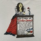 Vintage 90s 3 Dollar Deweys Shirt Size M Old Portland Maine Pub Bar Beer Cartoon