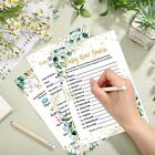  145 Pieces Baby Shower Games For Boy Or Girl Game Activities Cards With 20 Penc