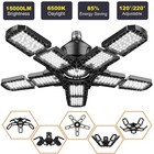 12000000lm Led Garage Light Super Bright Work Shop Ceiling Light Deformable Bulb