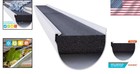 No Contractor Needed - Easy Installation 5-inch Half Round Gutter Guard Solution