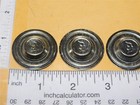 Set 4 Structo Plated Steel Replacement 1-3 8  Hubcap Toy Parts Stp-036