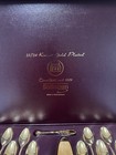 Solingen 23 24k Gold Plated Flatware Set W  Case West Germany