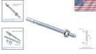 Durable 5-piece Zinc-plated Wedge Anchor Set  3 8  X 5  For Secure Fastening