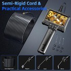 Borescope Camera With Light  16 5ft Endoscope Inspection waterproof Snake Camera